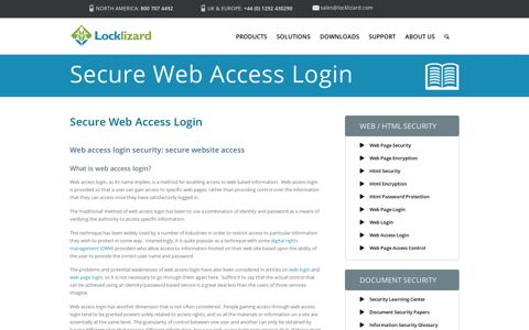 Web Access Login: Secure Web Access with DRM ... - Locklizard