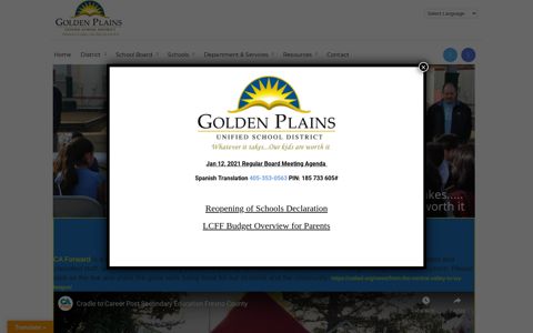 Golden Plains Unified School District: GPUSD