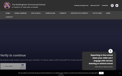The Nottingham Emmanuel School - Homepage