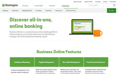 Discover all-in-one, online banking - Huntington Bank