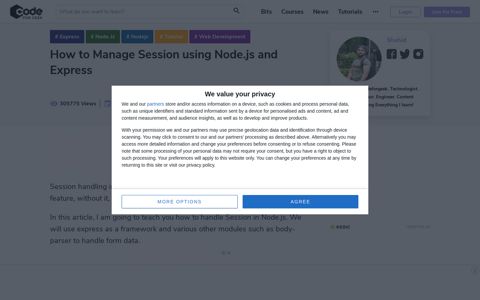 How to Manage Session using Node.js and Express ...