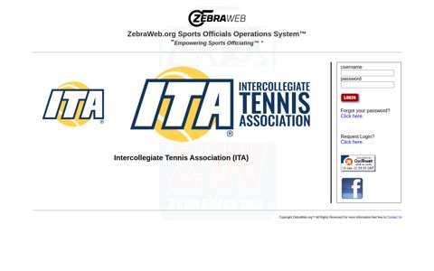 Intercollegiate Tennis Association (ITA) - ZebraWeb
