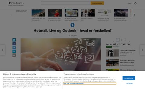 Hotmail, Live og Outlook - hvad er forskellen? - MSN.com