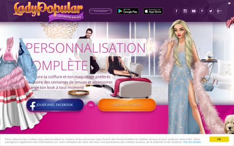 LADY POPULAR: The best online fashion & dress up game!