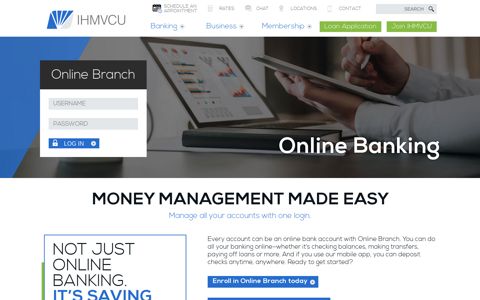Manage Your Money with Online Banking | IHMVCU