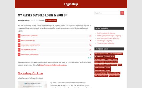 My Kelsey Seybold Login & sign in guide, easy process to ...