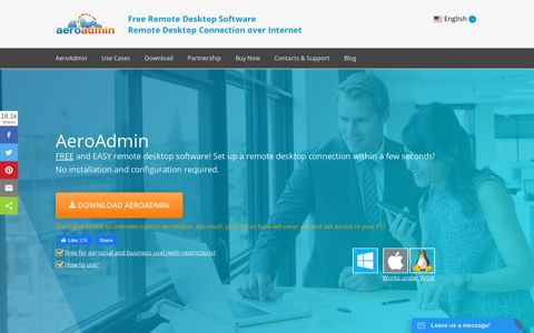 AeroAdmin - FREE remote desktop software, easy remote ...
