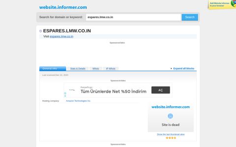 espares.lmw.co.in at Website Informer. Visit Espares Lmw.