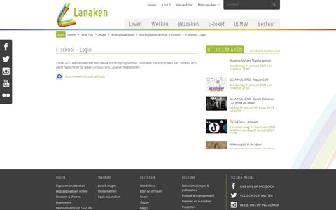 I-school - Login - Gemeente Lanaken