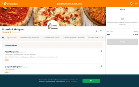Pizzeria Il Gargano Bad Homburg vor der Höhe - Lieferando