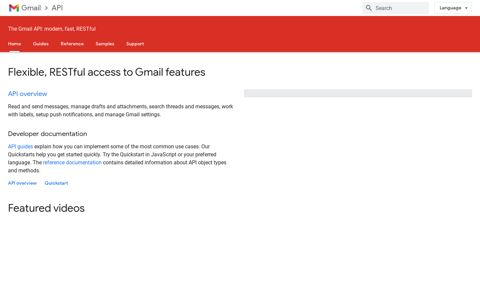 Gmail API | Google Developers