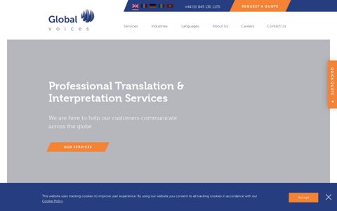 Global Voices: Translation and Interpretation Services