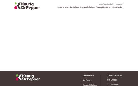 Keurig Dr Pepper Inc. | Careers Center | Welcome