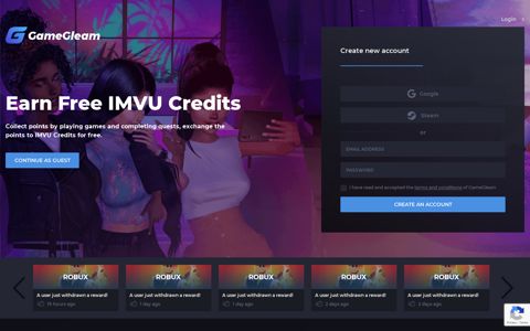 Earn Free IMVU Credits | Get IMVU Credit Codes - GameGleam