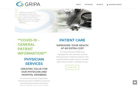 Greater Rochester Independent Practice Association: GRIPA