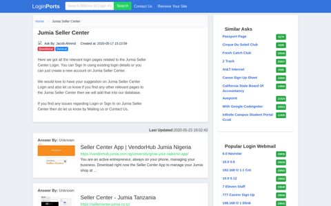 Login Jumia Seller Center or Register New Account - LoginPorts