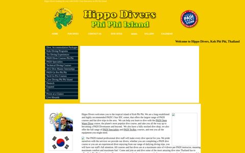 Welcome to Hippo Divers, Koh Phi Phi, Thailand