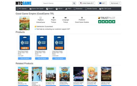 Buy Good Game Empire Yakut - Online Code Delivery
