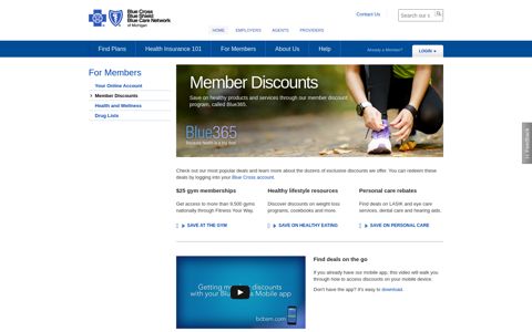 Discounts | Members | bcbsm.com