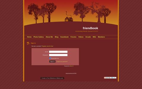 Login - friendbook