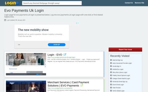 Evo Payments Uk Login - Loginii.com