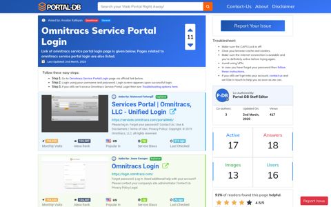 Omnitracs Service Portal Login - Portal-DB.live