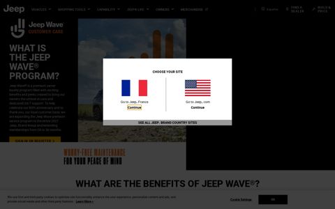 Jeep® Wave Owner Benefits
