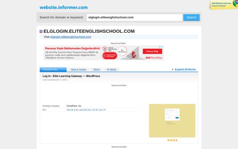 elglogin.eliteenglishschool.com at WI. Log In ‹ Elite Learning ...