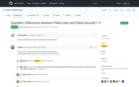 Question: Differences between Flask-User and Flask-Security ...