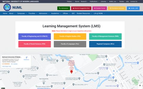 Learning Management System (LMS) - NUML