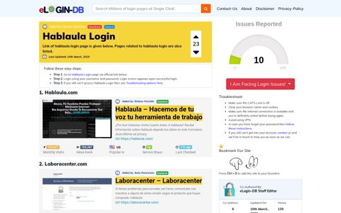 Hablaula Login - A database full of login pages from all over ...