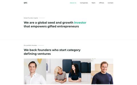 Global Founders Capital | Global Seed & Growth Investor