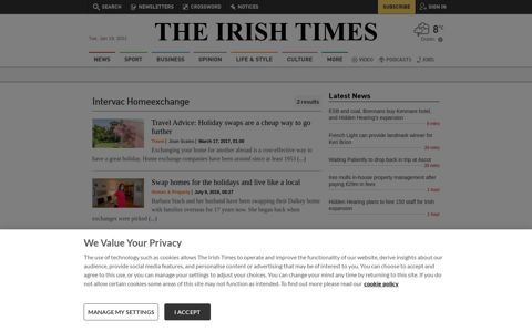 Intervac Homeexchange | The Irish Times