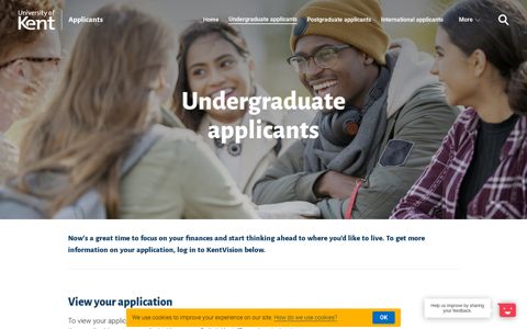 Undergraduate applicants - Applicants - University of Kent