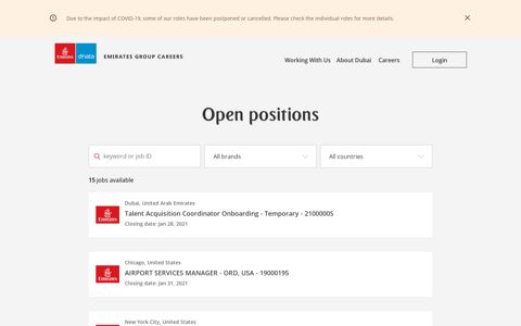 Search & Apply - Emirates Group Careers