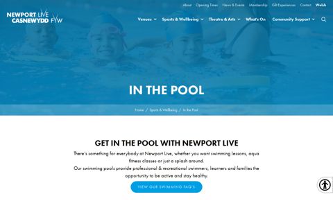 In the Pool | Get in the pool at one of Newport Live's 4 indoor ...