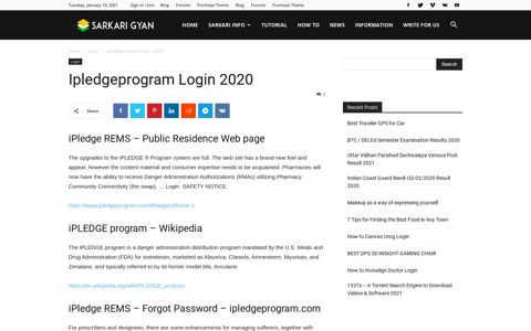 Ipledgeprogram Login 2020 - Update 2020 - SARKARI GYAN