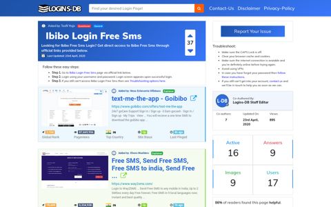 Ibibo Login Free Sms - Logins-DB
