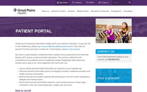 Patient portal | Great Plains Health