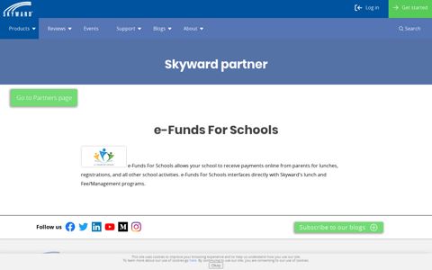 eFunds For Schools | Skyward Partners and Integrations