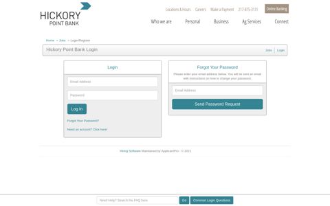 Hickory Point Bank Login - Job Listings - Hickory Point Bank ...