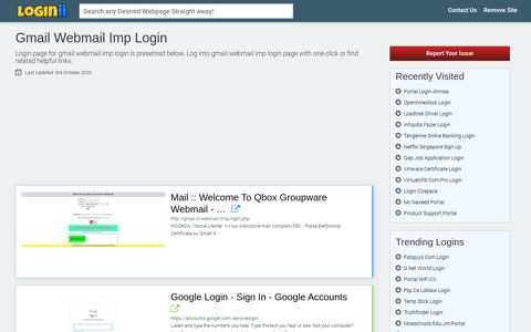 Gmail Webmail Imp Login - Loginii.com