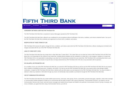 Fifth Third Bank HSA > Login - Alegeus
