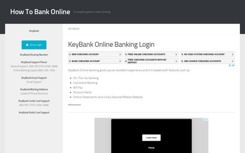 KeyBank Online Banking Login | How To Bank Online