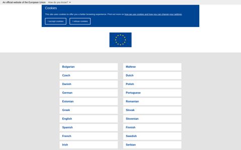 Language selection | Europass - Europa EU