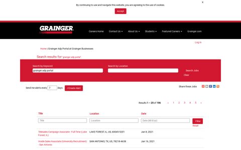 Grainger Adp Portal - Grainger Businesses Jobs
