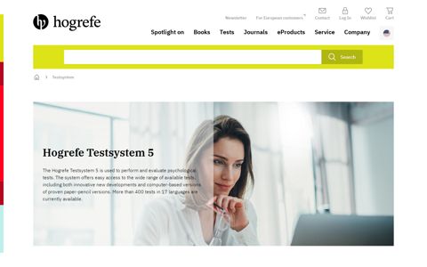 Testsystem - Hogrefe Publishing