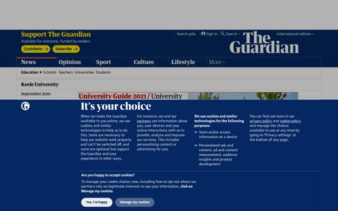 Keele University | Education | The Guardian