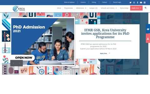 Krea University - Top university for liberal education