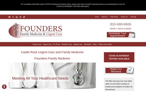 Founders Family Medicine: Castle Rock Urgent Care